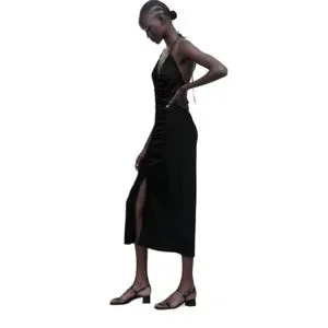 black midi dress zara ZARA. Black lace midi dress. TS  Hibuy market